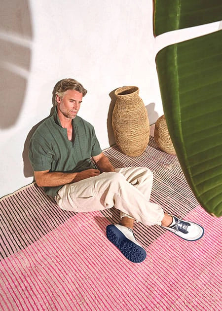 Barfuß-Sneaker Herren weiß