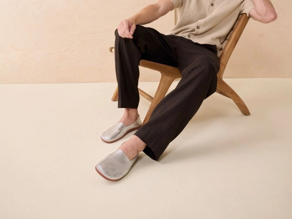 BÄR Schuhe Unisexschuhe Freizeitschuhe Charlie silber Kalbnappaleder Emotionsbild