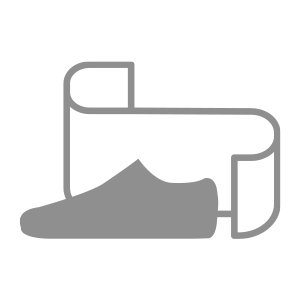 Illustration eines Sneakers mit abstraktem Designmuster in Grau